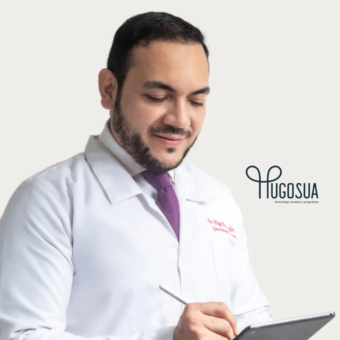 Marca personal de Dr. Hugo Sua (Ginecología), producida por HiMAGEN