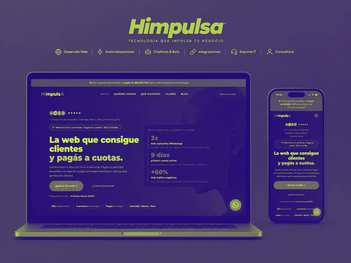 Sitio web desarrollado por HiMPULSA