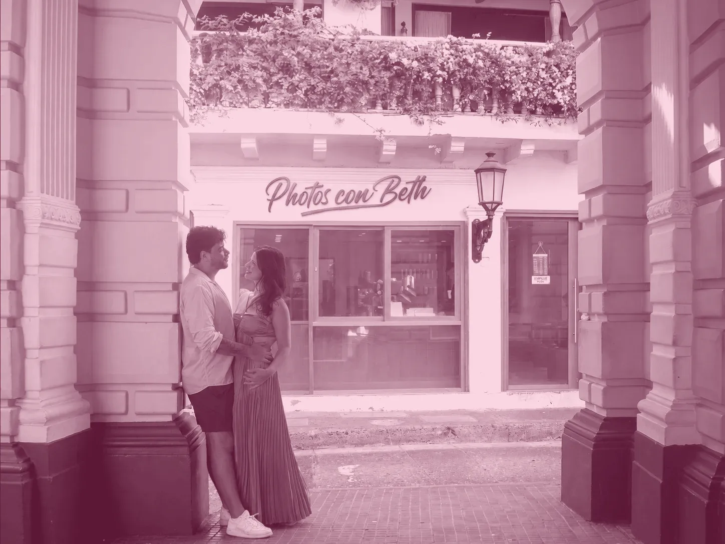 Sesión de pareja de Photos con Beth en Cartagena